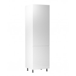 Virtuvės spinta ASP2-BP D60R-P (dešininė) (Blizgus baltas/Baltas)